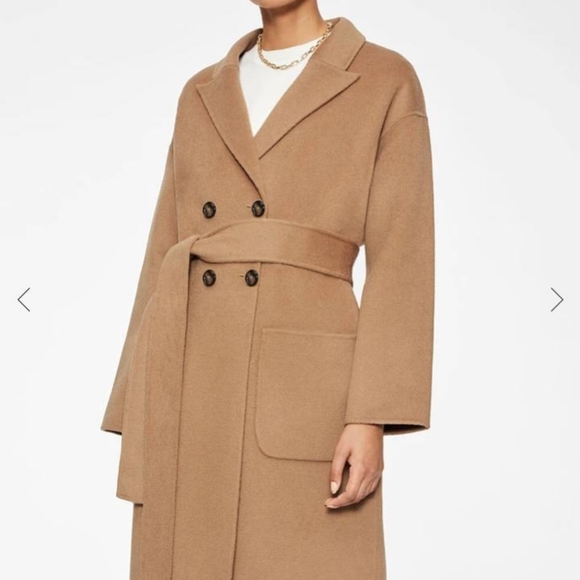 Anine Bing Jackets & Blazers - Dan wool trench with belt